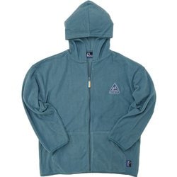20254829 [Penfield ゆるキャン△ レディース 刺繍マイクロフリースパーカ BLUE （りん） Mサイズ]