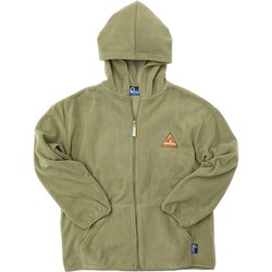20254829 [Penfield ゆるキャン△ レディース 刺繍マイクロフリースパーカ KHAKI （えな） Lサイズ]