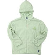 20254829 [Penfield ゆるキャン△ レディース 刺繍マイクロフリースパーカ Lt.GREEN （あおい） XLサイズ]
