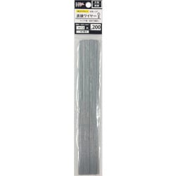 10155383 [直線ワイヤー 亜鉛メッキ1.2mm×200mm（40本）]
