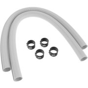 Sleeving Kit for AIO CPU Coolers White CORSAIR 簡易水冷クーラー用 カラースリーブキット 400mmチューブ + エンドキャップカバー付き ホワイト CT-9010012-WW