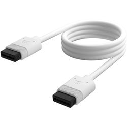 iCUE LINK 600mmケーブル ホワイト （両端ストレート配線タイプ・1本） CL-9011127-WW