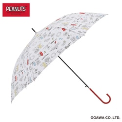 長傘 雨晴兼用 ピーナッツ 60cm ジャンプ式 7本骨 UVカット率90％以上 スヌーピー/パラダイスアイランド 24OPC-SN-1