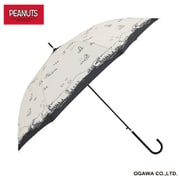 長傘 雨晴兼用 ピーナッツ 59cm ジャンプ式 7本骨 UVカット率90%以上 スヌーピー/山登り 24OPC-SN-3