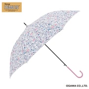 長傘 雨晴兼用 ピーナッツ 60cm ジャンプ式 7本骨 UVカット率90%以上 スヌーピービンテージ/いっぱい 24OPC-SN-5