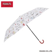 折りたたみ傘 雨晴兼用 55cm 手開き式 6本骨 UVカット率90%以上 ピーナッツ スヌーピー/パラダイスアイランド 24OPC-SN-1M