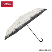 折りたたみ傘 雨晴兼用 55cm 手開き式 6本骨 UVカット率90%以上 ピーナッツ スヌーピー/山登り 24OPC-SN-3M