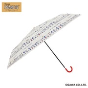 折りたたみ傘 雨晴兼用 55cm 手開き式 6本骨 UVカット率90%以上 ピーナッツ スヌーピービンテージ/整列 24OPC-SN-4M
