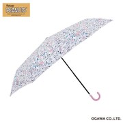 折りたたみ傘 雨晴兼用 55cm 手開き式 6本骨 UVカット率90%以上 ピーナッツ スヌーピービンテージ/いっぱい 24OPC-SN-5M