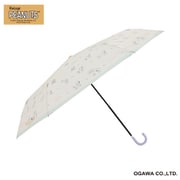 折りたたみ傘 雨晴兼用 55cm 手開き式 6本骨 UVカット率90%以上 ピーナッツ スヌーピービンテージ/かわいい犬 24OPC-SN-6M