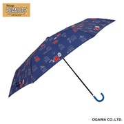 折りたたみ傘 雨晴兼用 55cm 手開き式 6本骨 UVカット率90%以上 ピーナッツ スヌーピービンテージ/だいすきなじかん 24OPC-SN-7M