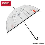 長傘 ピーナッツビニール傘 59cm 手開き式 8本骨 雨傘 スヌーピー/ベーシックビーグル 23VCSN-POE-5