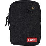 E-3575 [EDWIN デニムショルダーポーチ ブラック]