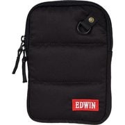 E-3577 [EDWIN キルティングショルダーポーチ ブラック]