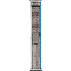 LN-AW41B04GY [Apple Watch 38/40/41mm バンド（Series 10/42mm対応） 「CORVIN」 ベルクロナイロンバンドB ブルーグレー]