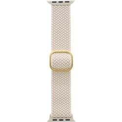 LN-AW41B06WH [Apple Watch 38/40/41mm バンド（Series 10/42mm対応） 「CORVIN」 ストレッチナイロンバンドB エクリュ]