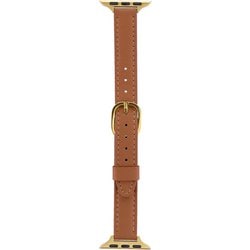 LN-AW41B09BR [Apple Watch 38/40/41mm バンド（Series 10/42mm対応） 「CORVIN」 スリムレザーバンド ブラウン]