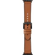 LN-AW41B11BR [Apple Watch 38/40/41mm バンド（Series 10/42mm対応） 「CORVIN」 裏面ラバーレザーバンド ブラウン]