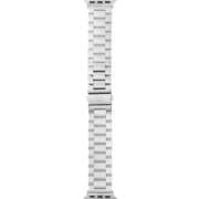 LN-AW41B12SV [Apple Watch 38/40/41mm バンド（Series 10/42mm対応） 「CORVIN」 ベーシックメタルバンド シルバー]