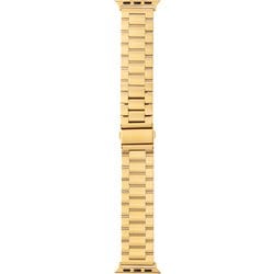 LN-AW41B12GD [Apple Watch 38/40/41mm バンド（Series 10/42mm対応） 「CORVIN」 ベーシックメタルバンド ゴールド]