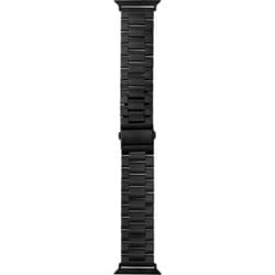 LN-AW41B12BK [Apple Watch 38/40/41mm バンド（Series 10/42mm対応） 「CORVIN」 ベーシックメタルバンド ブラック]