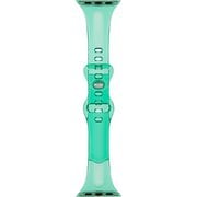 LN-AW41B26CGR [Apple Watch 38/40/41mm バンド（Series 10/42mm対応） 「CORVIN」 クリアバンド クリアグリーン]