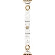 LN-AW41B27GD [Apple Watch 38/40/41mm バンド（Series 10/42mm対応） 「CORVIN」 クリアチェーンバンド ゴールド]