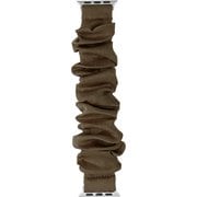 LN-AW41B29BR [Apple Watch 38/40/41mm バンド（Series 10/42mm対応） 「CORVIN」 シュシュバンド ブラウン]