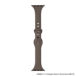 LN-AW49B01BK [Apple Watch 42/44/45/49mm バンド（Series 10/46mm対応） 「CORVIN」 スリムシリコンバンド チャコール]