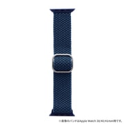 LN-AW49B06NV [Apple Watch 42/44/45/49mm バンド（Series 10/46mm対応） 「CORVIN」 ストレッチナイロンバンドB ネイビー]