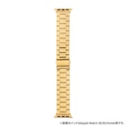 LN-AW49B12GD [Apple Watch 42/44/45/49mm バンド（Series 10/46mm対応） 「CORVIN」 ベーシックメタルバンド ゴールド]