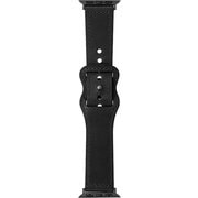 LN-AW41B30BK [Apple Watch 38/40/41mm バンド（Series 10/42mm対応） 「CORVIN」 シンプルレザーバンド ブラック]
