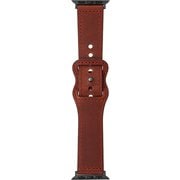 LN-AW41B30BR [Apple Watch 38/40/41mm バンド（Series 10/42mm対応） 「CORVIN」 シンプルレザーバンド ブラウン]