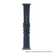 LN-AW49B16NV [Apple Watch 42/44/45/49mm バンド（Series 10/46mm対応） 「CORVIN」 ベーシックレザーバンド ネイビー]