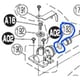 SGB7445 DG用Oリング P12.5NBR