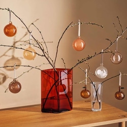 イッタラ　 クリスマスオーナメント　ブラウン 直径8cm×5個 ヨドバシ.com - iittala イッタラ オーナメントボール 5個セット