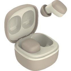 完全ワイヤレスイヤホン AAC ミニ Bluetooth対応 Beige BL-123