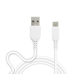 軽くてやわらか！くねくねケーブル USB Type-Cケーブル 3m UCJ-WTC3M WH