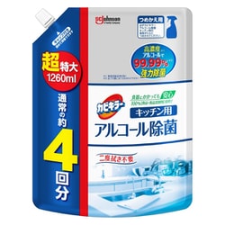 ヨドバシ.com - カビキラー カビキラー アルコール除菌 キッチン用 替え 超特大 1260ml 通販【全品無料配達】