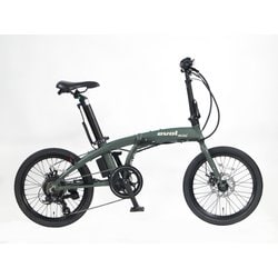 折りたたみ 電動アシスト自転車 evol mini 20インチ 外装7段変速 マットオリーブドラブ EAF207＃210