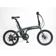 折りたたみ 電動アシスト自転車 evol mini 20インチ 外装7段変速 マットオリーブドラブ EAF207＃210