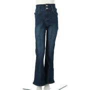 912-7269 BL M パンツ [ストレッチ セミフレアパンツ]