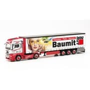 HE316668 1/87 MAN TGX GX カーテンキャンバス セミトレーラー TLP/baumit [ミニカー完成品]