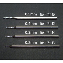 74116 タミヤ No.116 精密ドリル刃 0.5mm（軸径1.0mm） [プラモデル用工具]