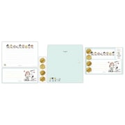 レターセット スヌーピーライフ グリーン EES-830-854