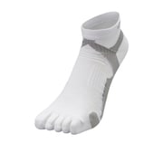 足王 5本指 1421AL940873 ホワイト/ライトグレー 25-27cm [ランニングウェア ソックス メンズ]