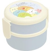 KA22902 すみっコぐらし 丸型ランチボックス2段 [ランチグッズ]