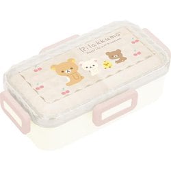 ランチグッズ KA23001 リラックマ 4点ロックふわっとランチボックス（ダイヤカット）