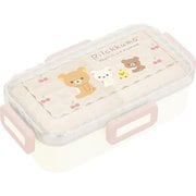 KA23001 リラックマ 4点ロックふわっとランチボックス（ダイヤカット） [ランチグッズ]
