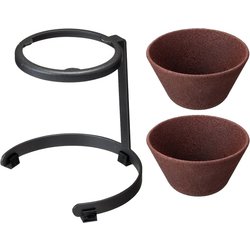 KOCREA コーヒー セラミックフィルター2個＆スタンドセット サークル 4497